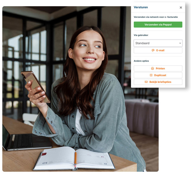 Verzenden via Peppol Verzenden via Peppol