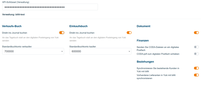 Yuki Integration DE Yuki Integration DE