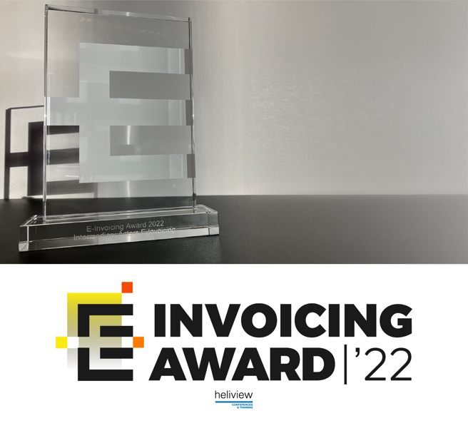 E-invoicing award Heliview 2022