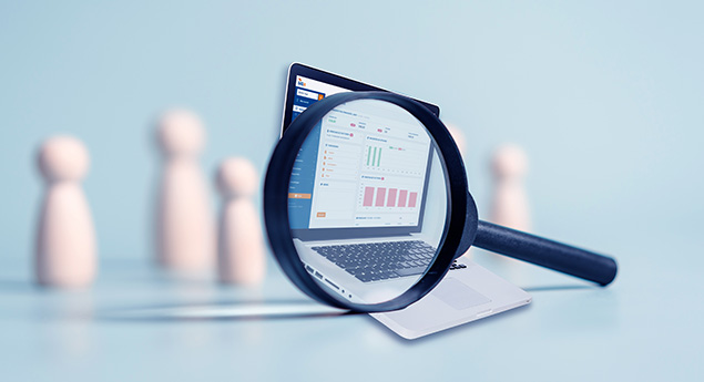 Banner Vacature Magnifying Glass Small