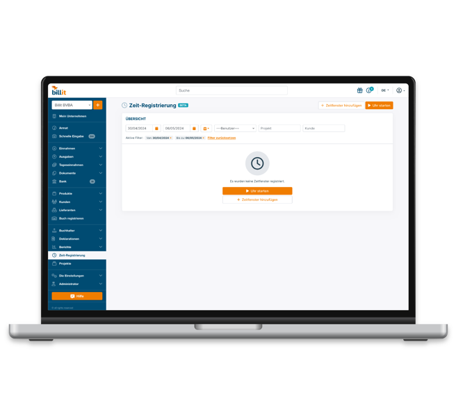 Bildschirmfoto - Zeit-registrierung Bildschirmfoto - Zeit-registrierung